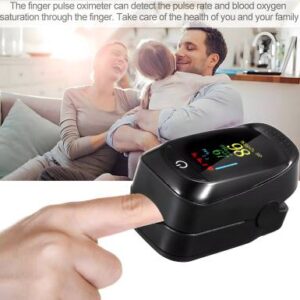 TOUS Digital Smart Fingertip Black Pulse Oximeter SpO2 & Heart Pulse Rate Monitor Pulse Oximeter  (Black)