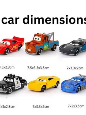 Mini Toy Car Set for Kids 6 Piece Collection