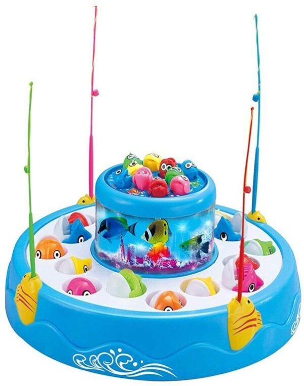 Big Fish Catching Game Toy with 26 Fish and 4 Fishing Rods