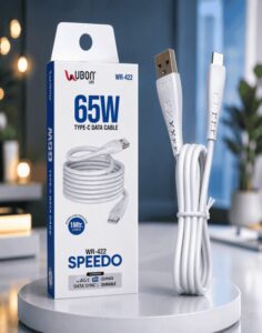 UBON WR-422 65W Type-C Fast Charging Data Cable 1 Meter USB to Type-C Cable