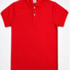 Red Matty Polo T-Shirt for Men Half Sleeve Collar T-Shirt