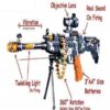 Musical Army Style Toy Gun for Kids with LED Lights