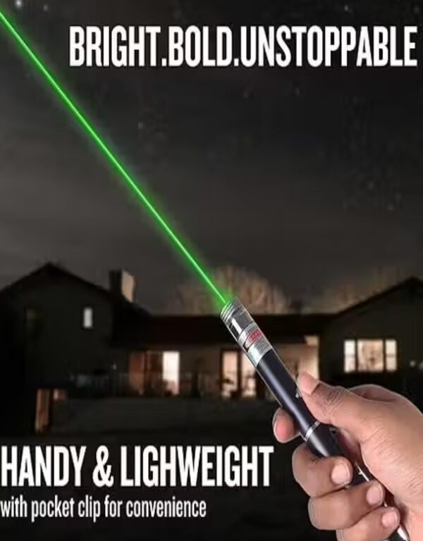 High Power Green Laser Pointer Pen with 8 Optical Caps Long Range 2000m Beam Light