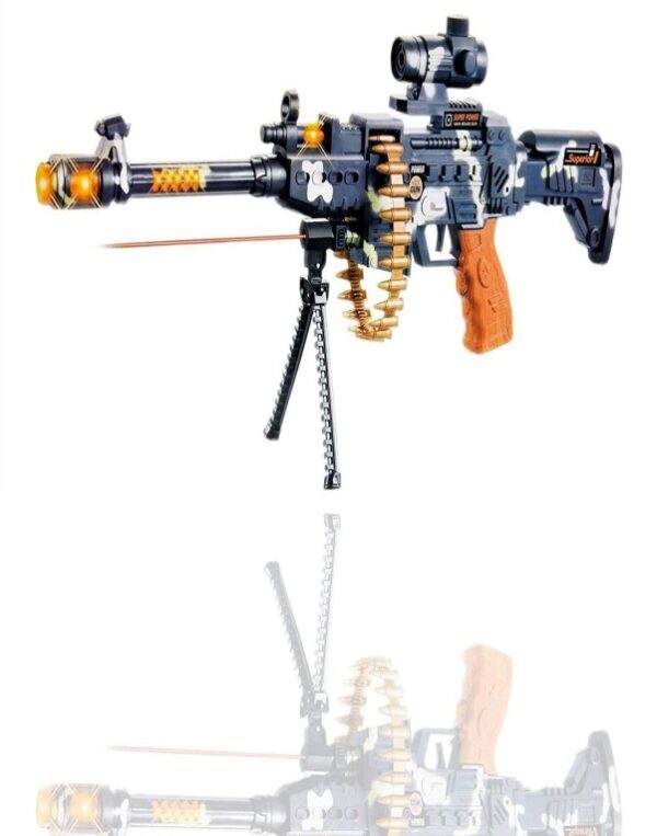 Musical Army Style Toy Gun for Kids Toy Weapon Design