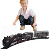 Battery Operated Train Set with Track for Kids