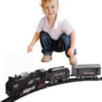 Battery Operated Train Set with Track for Kids