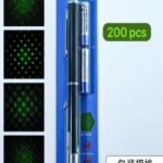 Green Laser Pointer Pen with 200 Beam Patterns